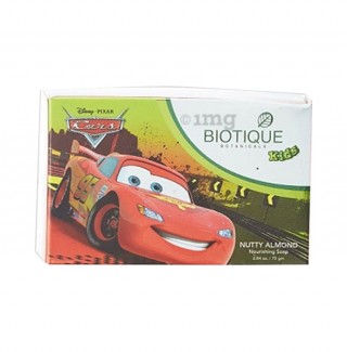 Biotique Natural Makeup Bio Nutty Almond Disney Cars Nourishing Soap, 75 gm